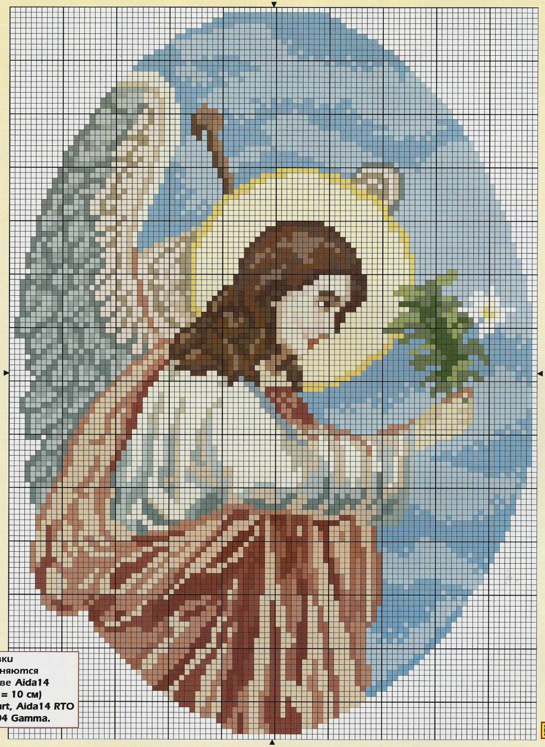 Схема «Angel of Hope • Ангел Надежды» Lavender & Lace